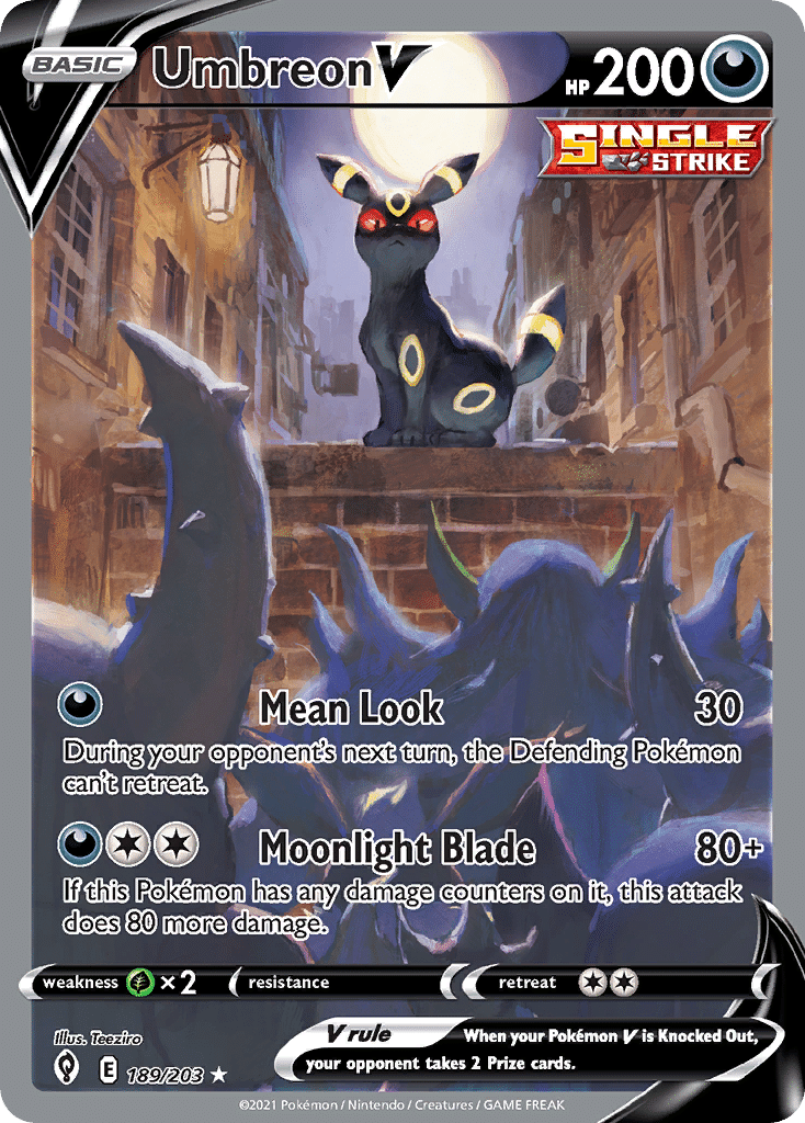 Umbreon V Pokémon Evolving Skies (189/203) – Sword & Shield