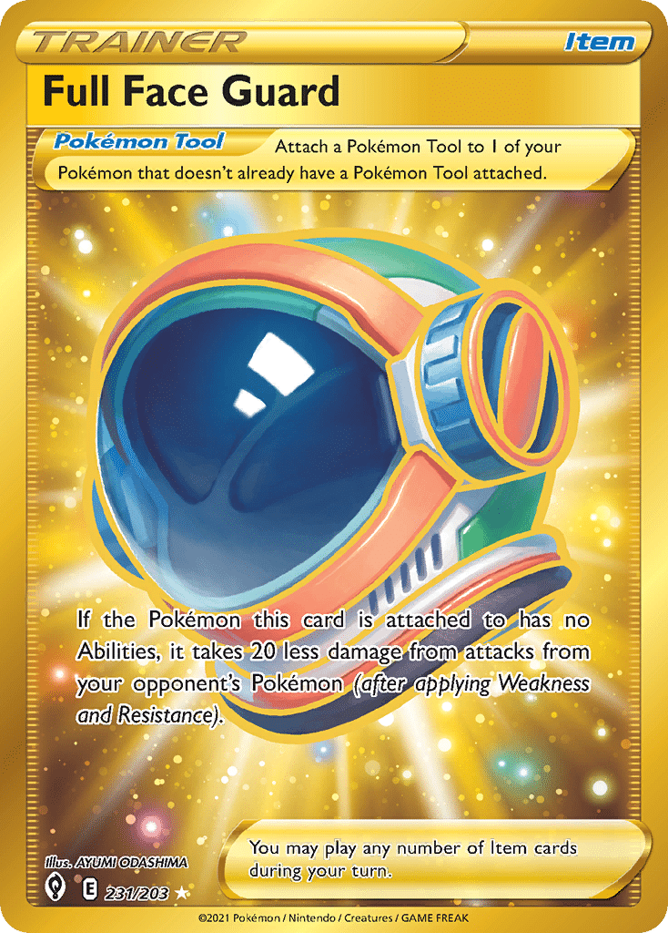 Full Face Guard Pokémon Evolving Skies (231/203) – Sword & Shield