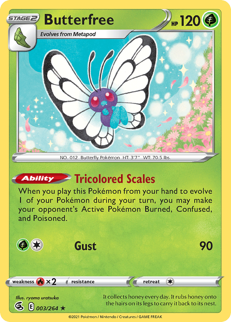 Butterfree Pokémon Fusion Strike (3/264) – Sword & Shield