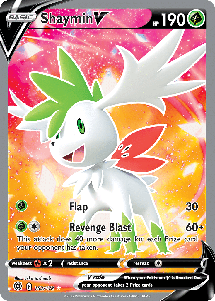 Shaymin V Pokémon Brilliant Stars (152/172) – Sword & Shield