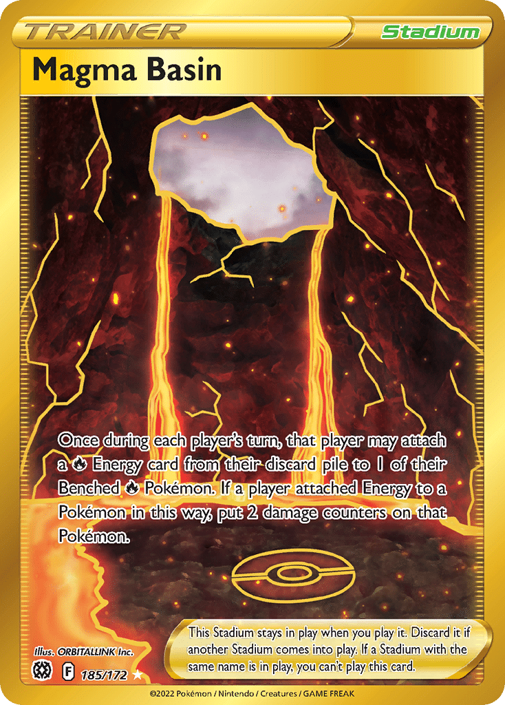 Magma Basin Pokémon Brilliant Stars (185/172) – Sword & Shield