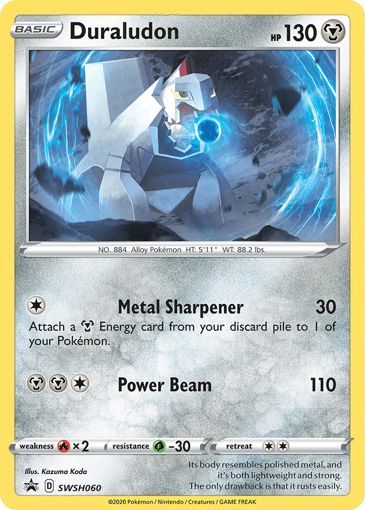Duraludon Pokémon SWSH Black Star Promos (SWSH060/307) – Sword & Shield