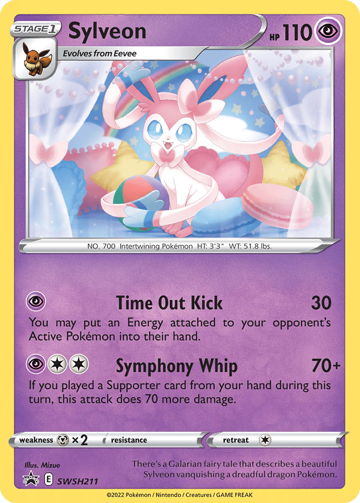Sylveon Pokémon SWSH Black Star Promos (SWSH211/307) – Sword & Shield