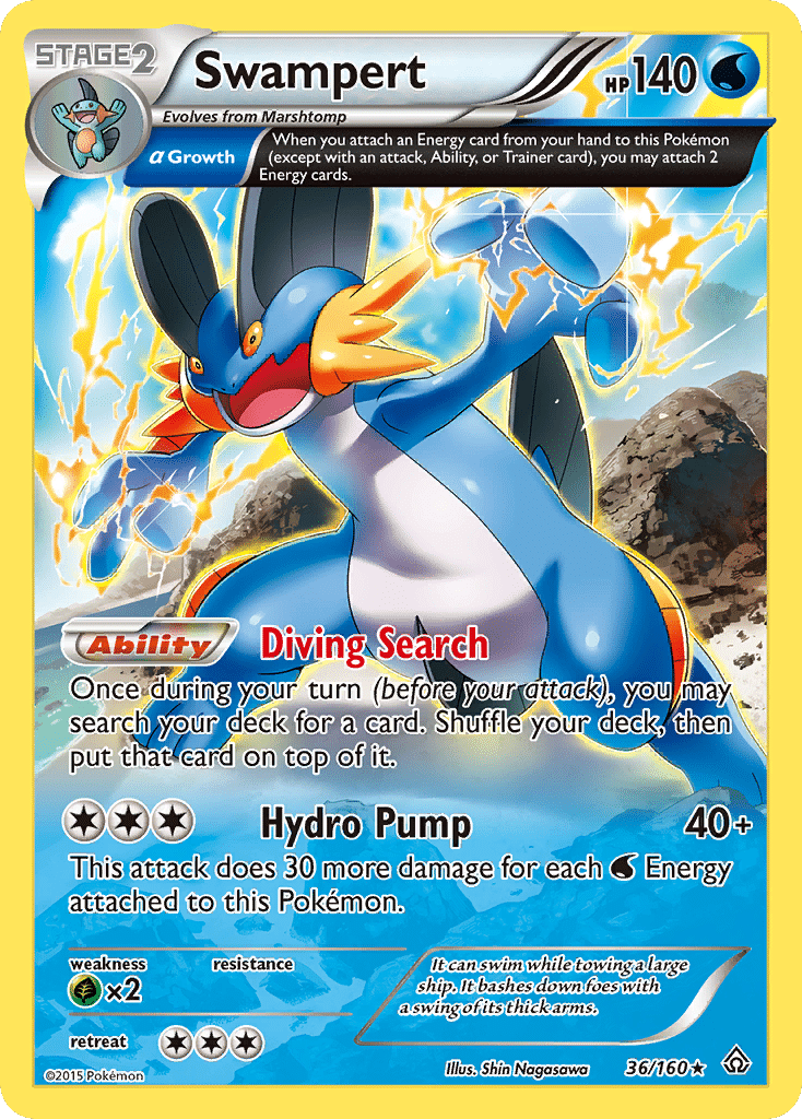 Swampert Pokémon Primal Clash (36/160) – XY