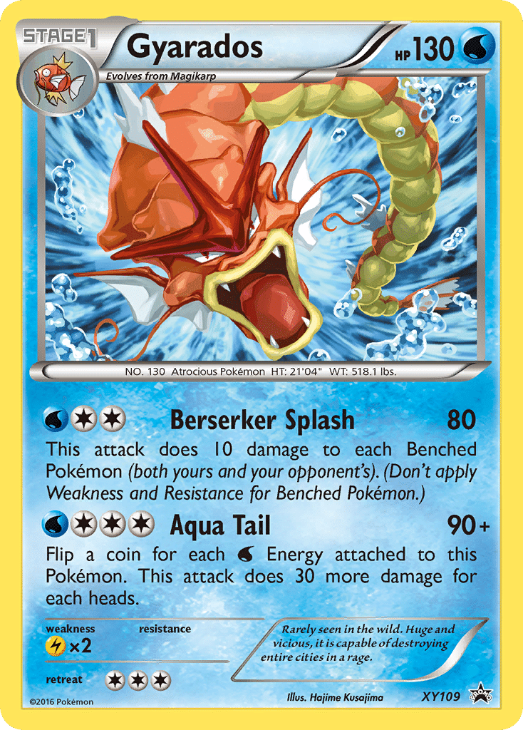 Gyarados Pokémon XY Black Star Promos (XY109/211) – XY