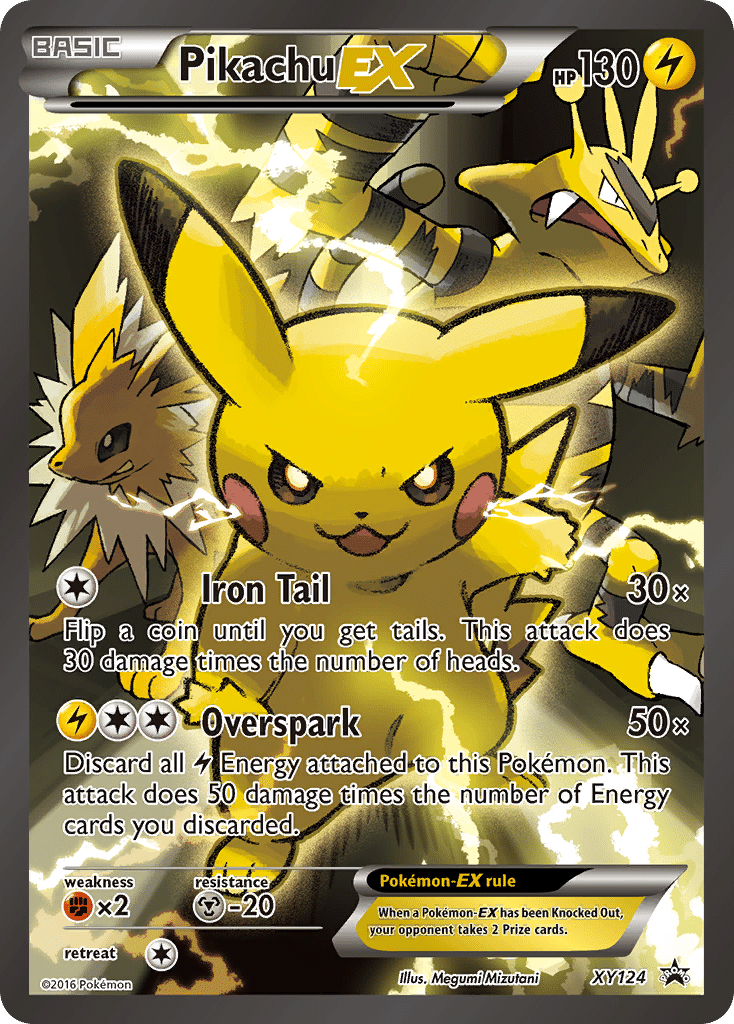 Pikachu-EX Pokémon XY Black Star Promos (XY124/211) – XY