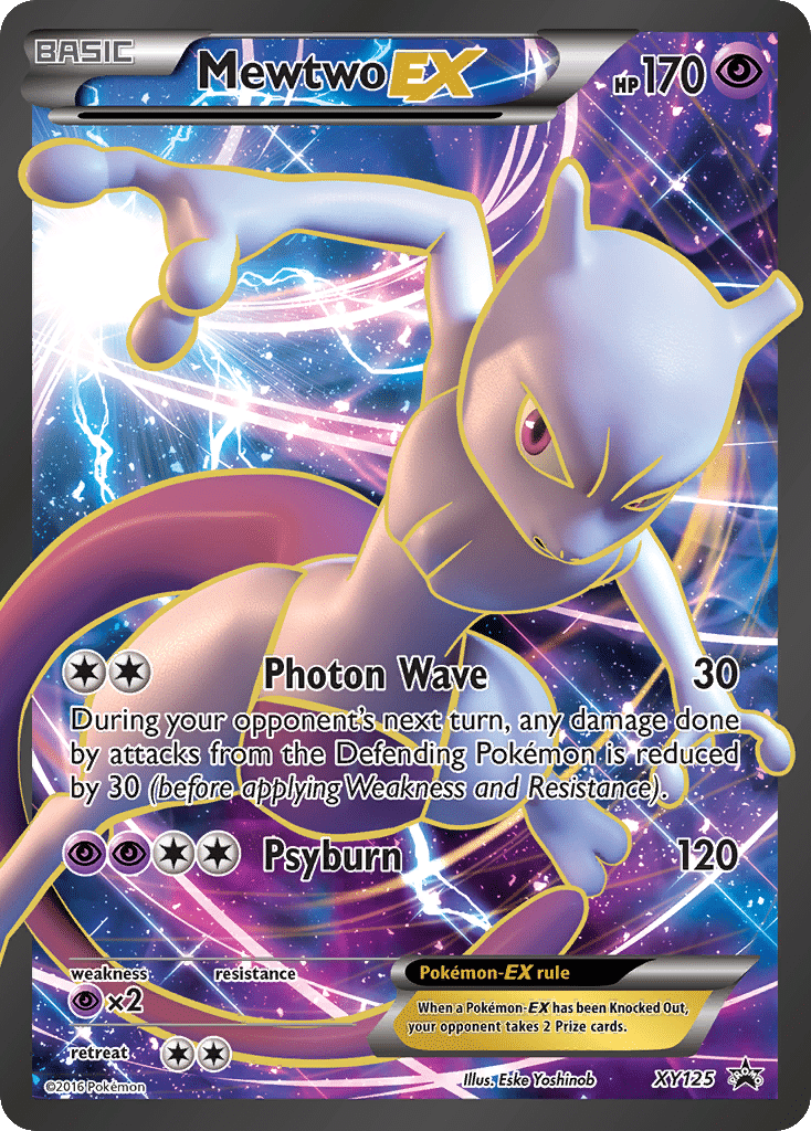 Mewtwo-EX Pokémon XY Black Star Promos (XY125/211) – XY