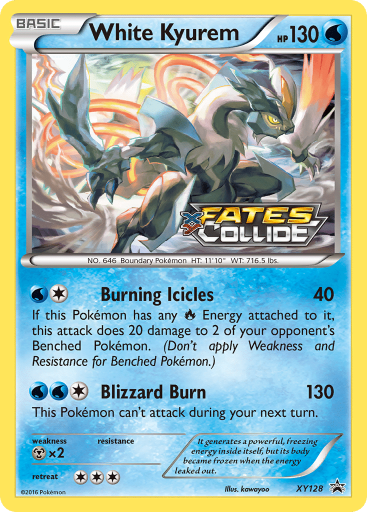 White Kyurem Pokémon XY Black Star Promos (XY128/211) – XY