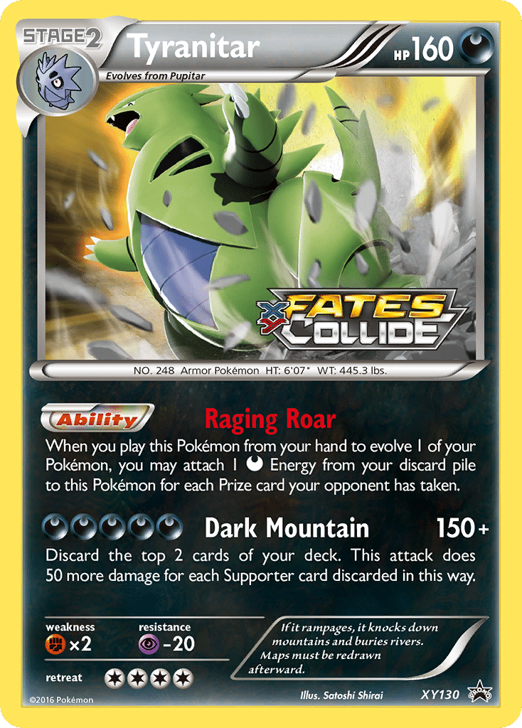 Tyranitar Pokémon XY Black Star Promos (XY130/211) – XY