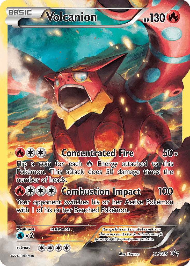 Volcanion Pokémon XY Black Star Promos (XY185/211) – XY