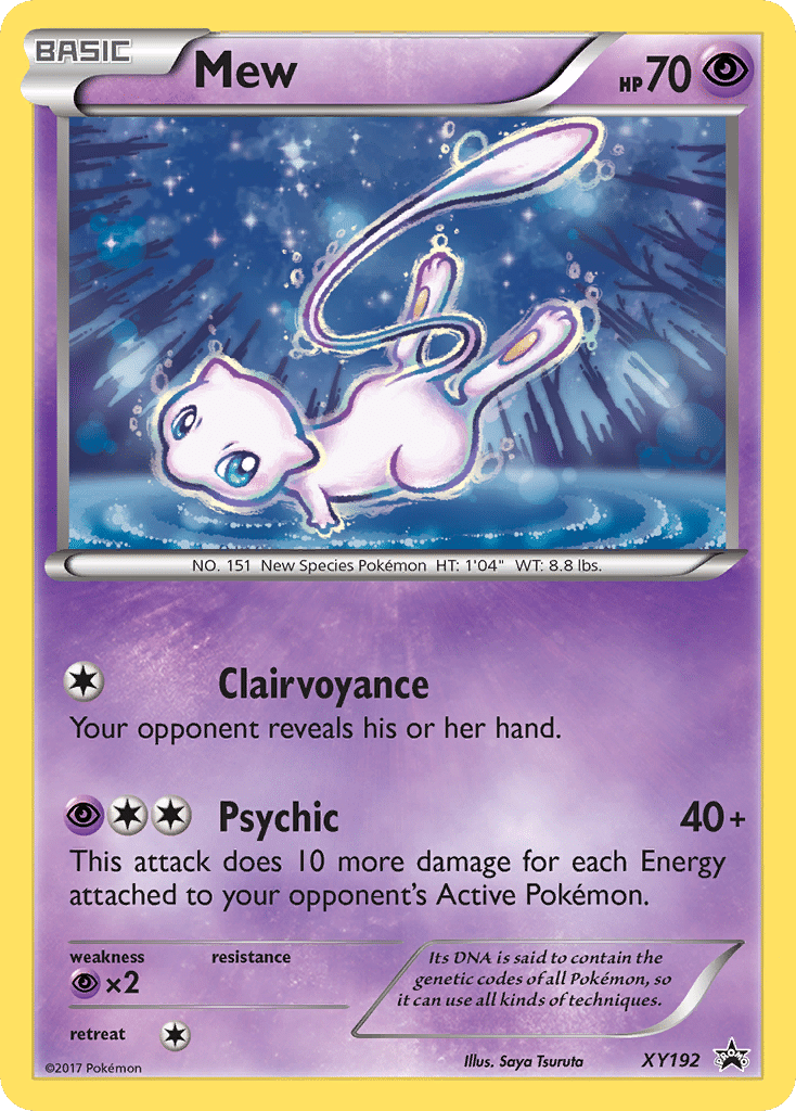 Mew Pokémon XY Black Star Promos (XY192/211) – XY