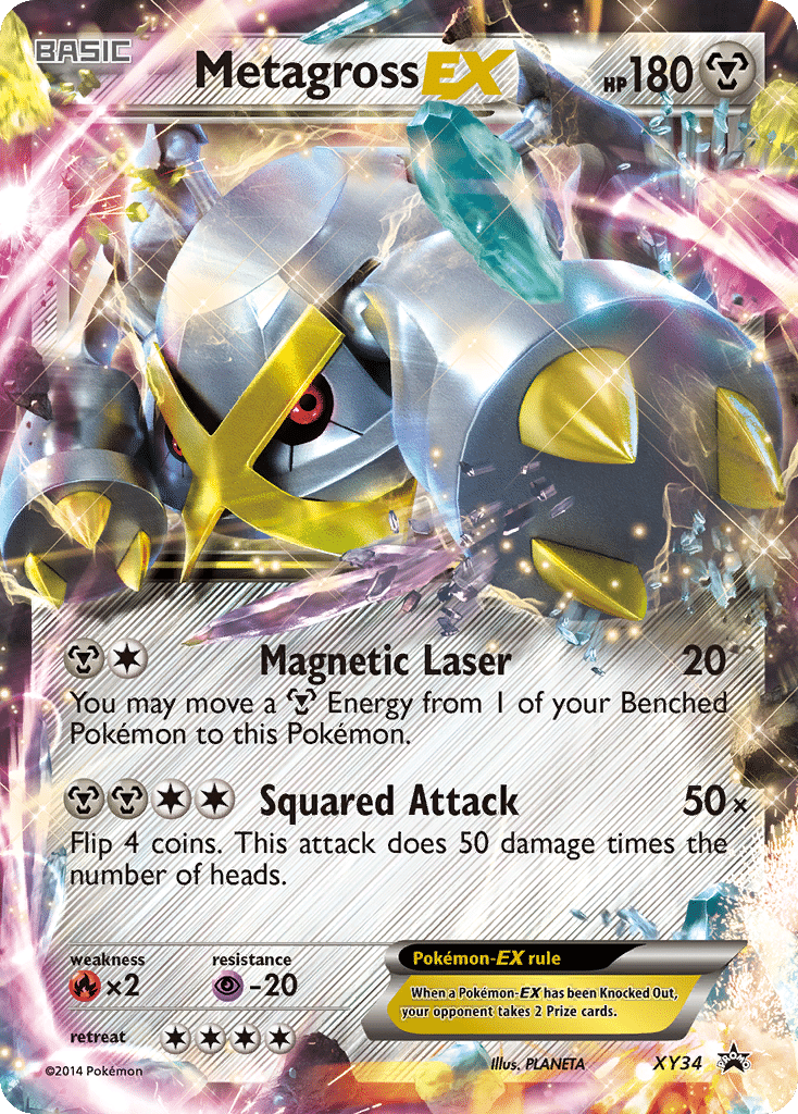 Metagross-EX Pokémon XY Black Star Promos (XY34/211) – XY
