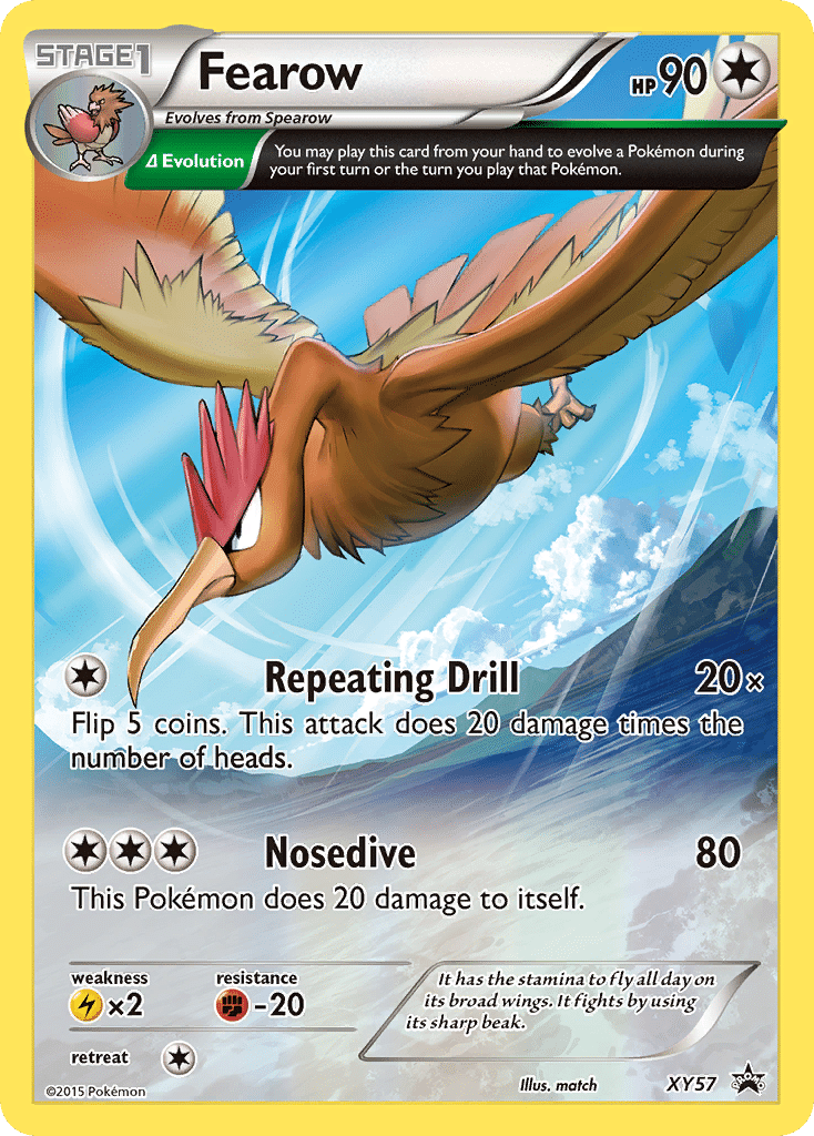 Fearow Pokémon XY Black Star Promos (XY57/211) – XY
