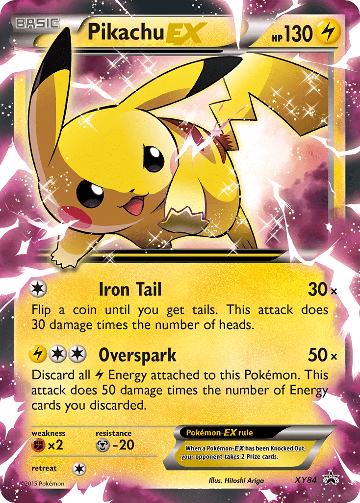 Pikachu-EX Pokémon XY Black Star Promos (XY84/211) – XY