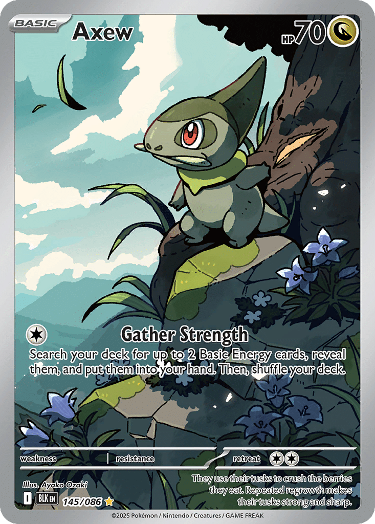 Axew Pokémon Black Bolt (145/86) – Scarlet & Violet